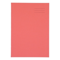 Classmates A4+ Exercise Book 80 Page, Plain, Red - Pack of 50